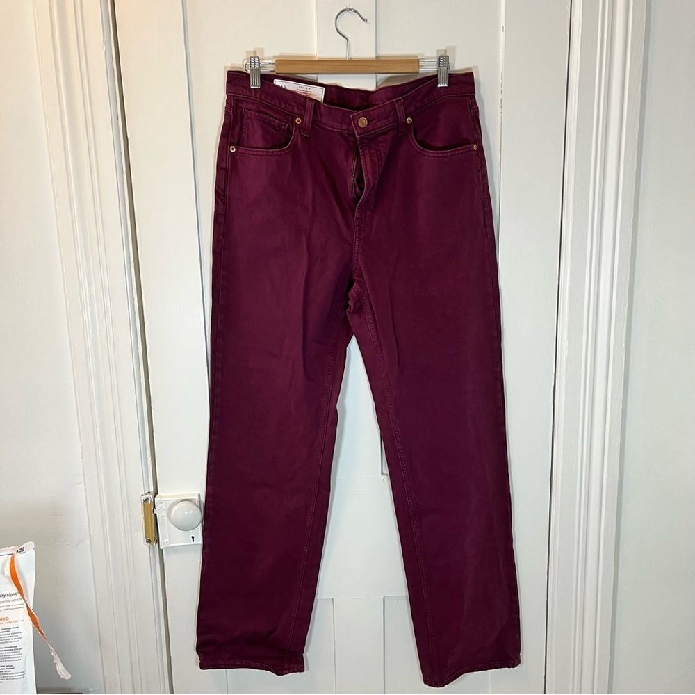 GAP Deep Purple Mid-Rise Jeans